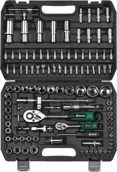 Изображение товара Универсальный набор инструментов БелАК Хром БАК07078 (108 предметов)