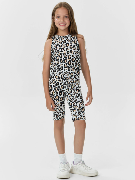 Изображение товара Комплект детской одежды Mark Formelle 397730 (р.152-76, леопард на белом)
