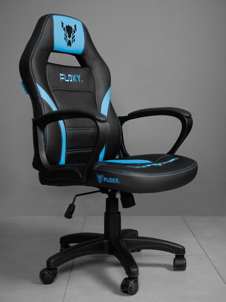 Изображение товара Кресло геймерское Floky Vibe (голубой/черный)