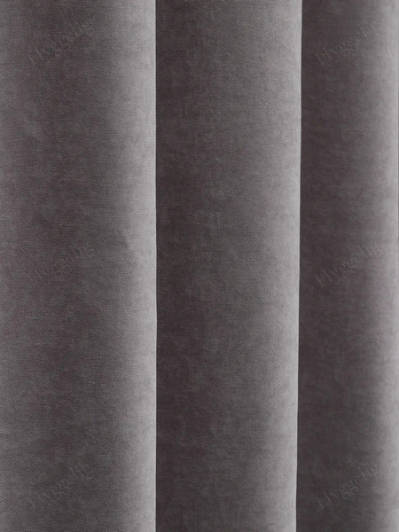 Изображение товара Комплект штор Soft Lines Канвас 707 200x250 (2шт, глубокий серый)