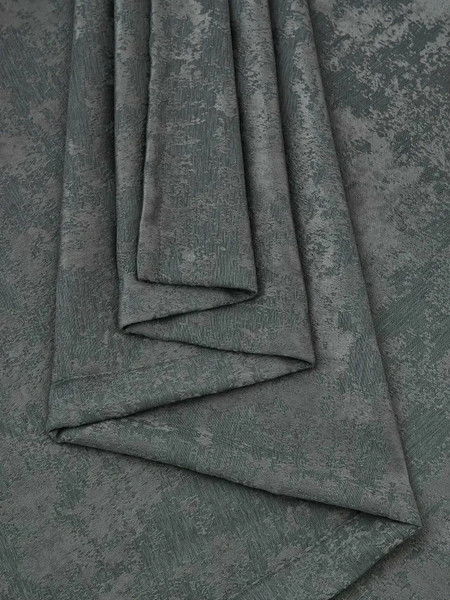 Изображение товара Комплект штор Soft Lines Мрамор 1828-9 200x270 (2шт, темно-серый)