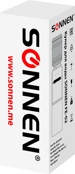 Изображение товара Кулер Sonnen FE-02 / 454996 (белый)