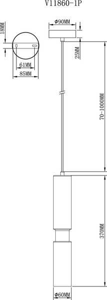 Изображение товара Потолочный светильник Moderli Telma / V11860-1P