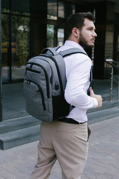 Изображение товара Рюкзак Heikki Secure / 273895 (серый)