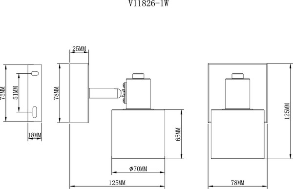 Изображение товара Спот Moderli Malet / V11826-1W