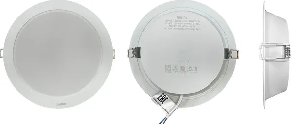 Изображение товара Точечный светильник Philips Eridani DL190B LED6 D100 7W 840 WH / 929003281107