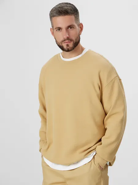 Изображение товара Свитшот Mark Formelle 121930 (р.112-182/188, песчаный/622-D вышивка)