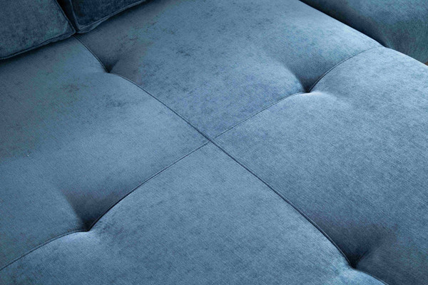 Изображение товара Диван угловой Домовой Римини Ри-4УСнр-1ПД   (JH3565-17 Lord 22 Black)