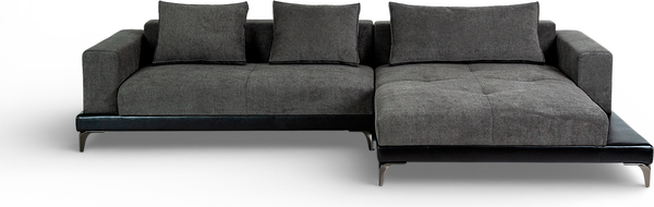 Изображение товара Диван угловой Mio Tesoro Римини Ри-4УСнр   (Santos 23 Lord 22 Black)