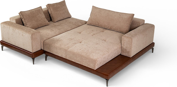 Изображение товара Диван угловой Домовой Римини Ри-4УСнр   (JH3565-6 A. Leather 5807-12)