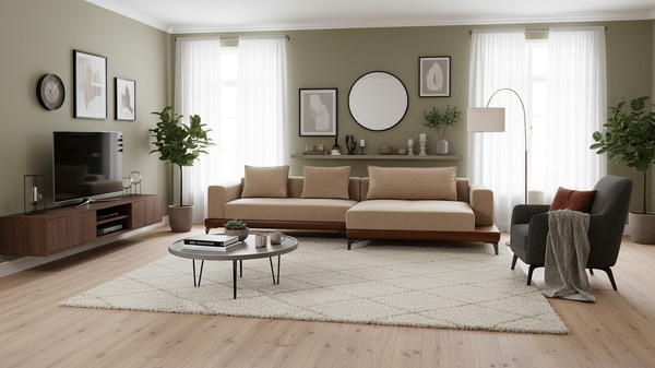 Изображение товара Диван угловой Домовой Римини Ри-4УСнр   (JH3565-6 A. Leather 5807-12)