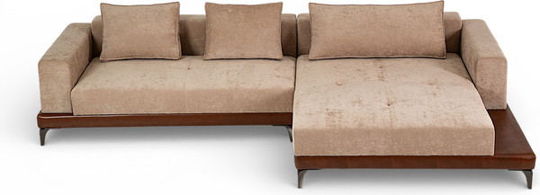 Изображение товара Диван угловой Домовой Римини Ри-4УСнр   (JH3565-6 A. Leather 5807-12)