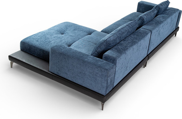 Изображение товара Диван угловой Домовой Римини Ри-4УСнр   (JH3565-17 Lord 22 Black)