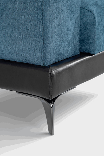 Изображение товара Диван угловой Домовой Римини Ри-4УСнр   (JH3565-17 Lord 22 Black)