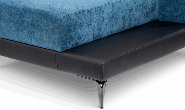 Изображение товара Диван угловой Домовой Римини Ри-4УСнр   (JH3565-17 Lord 22 Black)