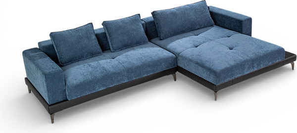 Изображение товара Диван угловой Домовой Римини Ри-4УСнр   (JH3565-17 Lord 22 Black)