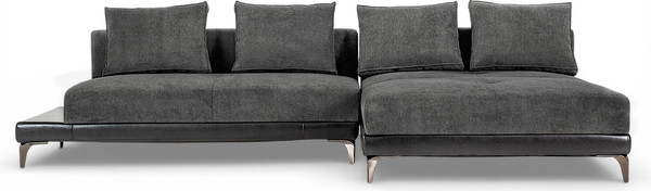 Изображение товара Диван угловой Домовой Римини Ри-4УСнр-Пм (Santos 23 Lord 22 Black)