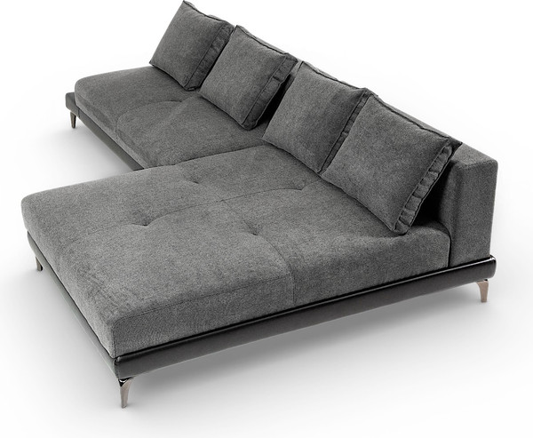 Изображение товара Диван угловой Домовой Римини Ри-4УСнр-Пм (Santos 23 Lord 22 Black)