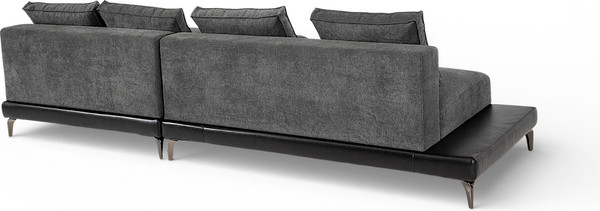 Изображение товара Диван угловой Домовой Римини Ри-4УСнр-Пм (Santos 23 Lord 22 Black)