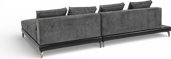 Изображение товара Диван угловой Домовой Римини Ри-4УСнр-Пм (Santos 23 Lord 22 Black)