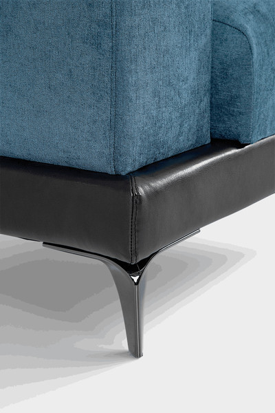 Изображение товара Диван угловой Домовой Римини Ри-4УСнр-Пм   (JH3565-17 Lord 22 Black)