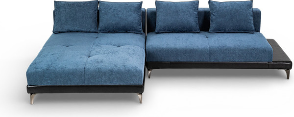 Изображение товара Диван угловой Домовой Римини Ри-4УСнр-Пм   (JH3565-17 Lord 22 Black)