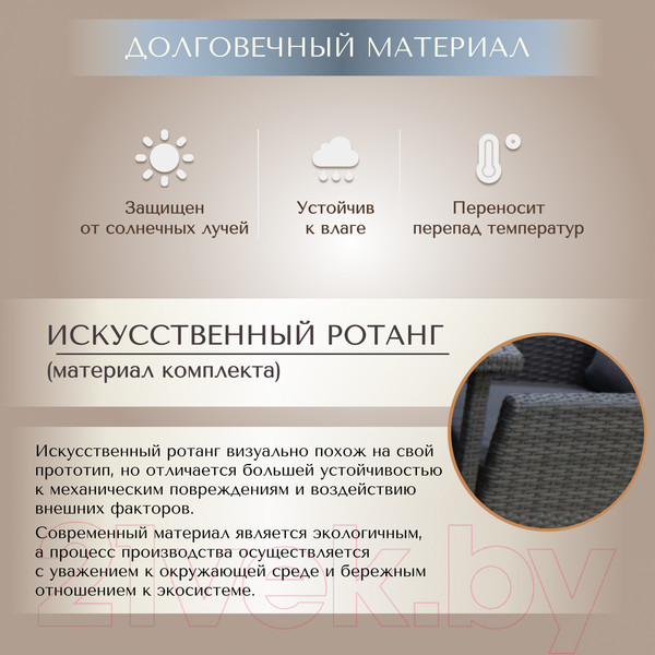 Изображение товара Комплект садовой мебели Sundays LUC-75