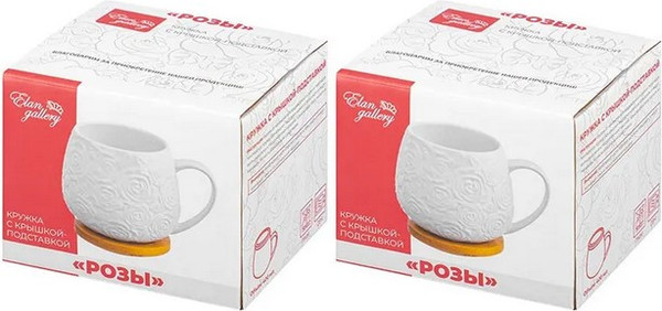 Изображение товара Набор для чая/кофе Elan Gallery Розы / 540271_2