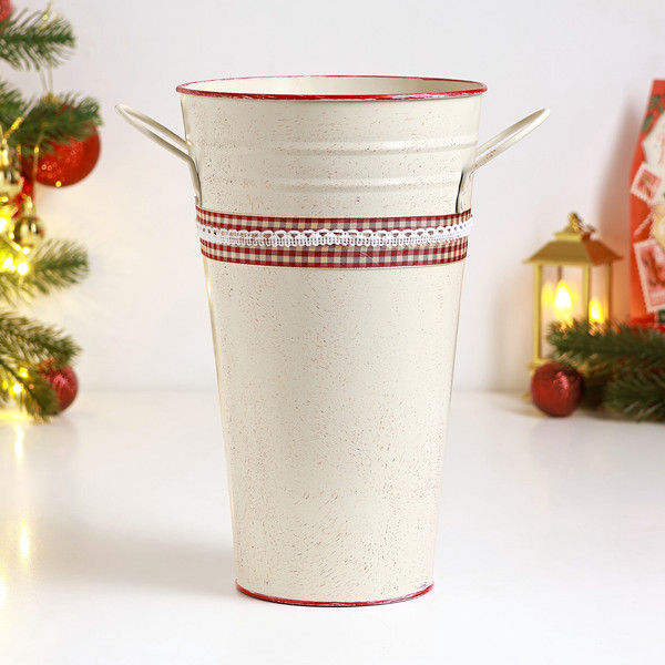 Изображение товара Кашпо Take It Easy Ведерко Рустад / 10547463 (бежевый)