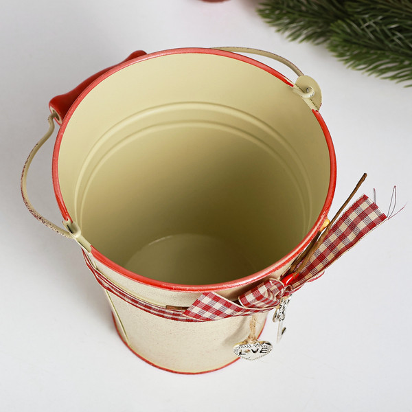 Изображение товара Кашпо Take It Easy Ведерко Рустад / 10547461 (бежевый)