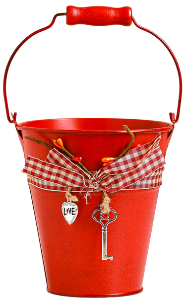 Изображение товара Кашпо Take It Easy Ведерко Рустад / 10547459 (красный)