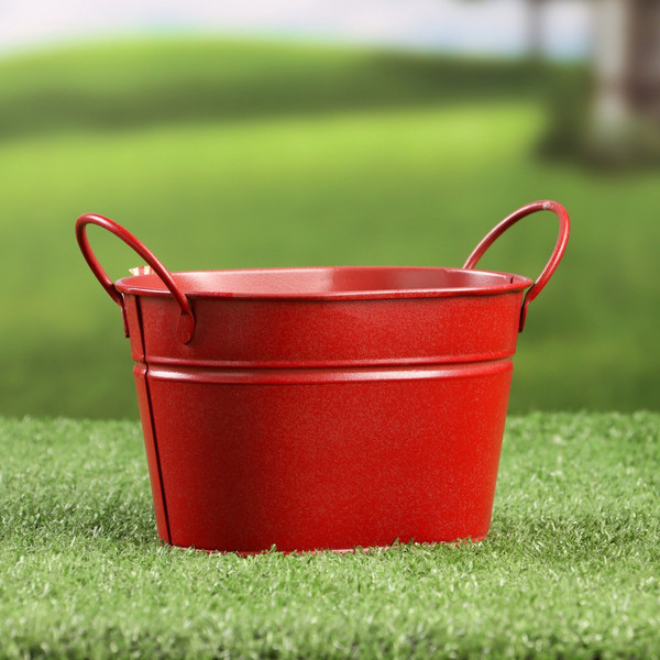 Изображение товара Кашпо Take It Easy Ведерко Рустад / 9944489 (красный)