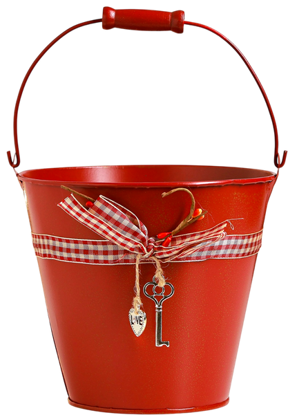 Изображение товара Кашпо Take It Easy Ведерко Рустад / 10547457 (красный)