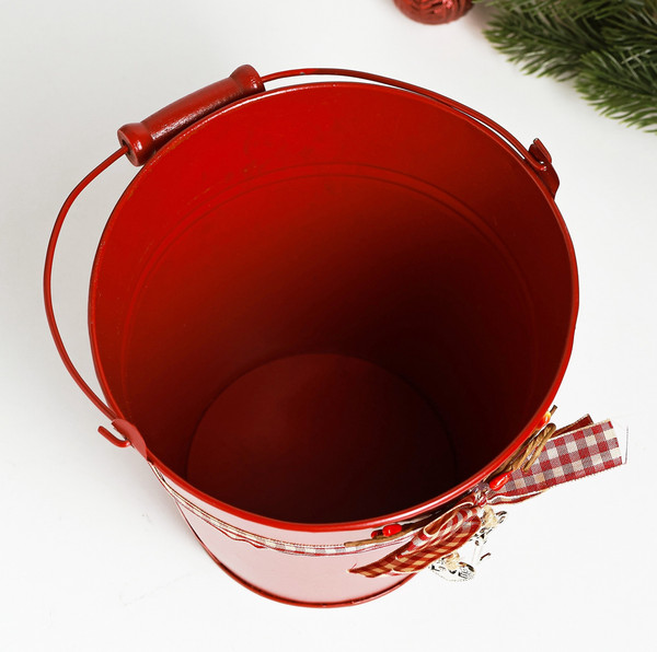 Изображение товара Кашпо Take It Easy Ведерко Рустад / 10547457 (красный)