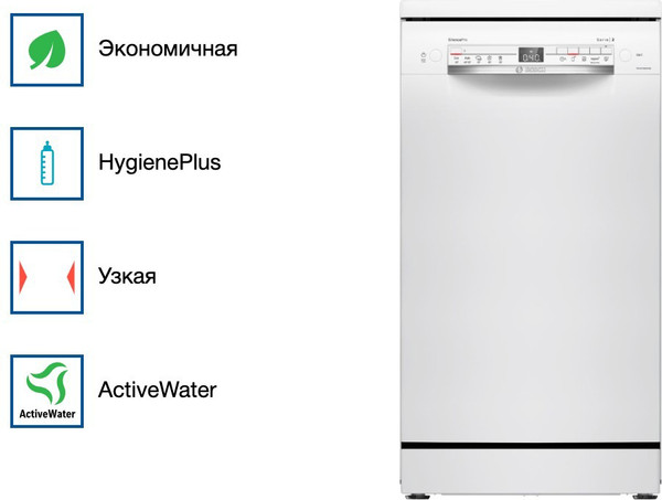 Изображение товара Посудомоечная машина Bosch SPS2HMW54Q