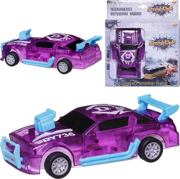 Изображение товара Масштабная модель автомобиля Abtoys C-00405 (фиолетовый)