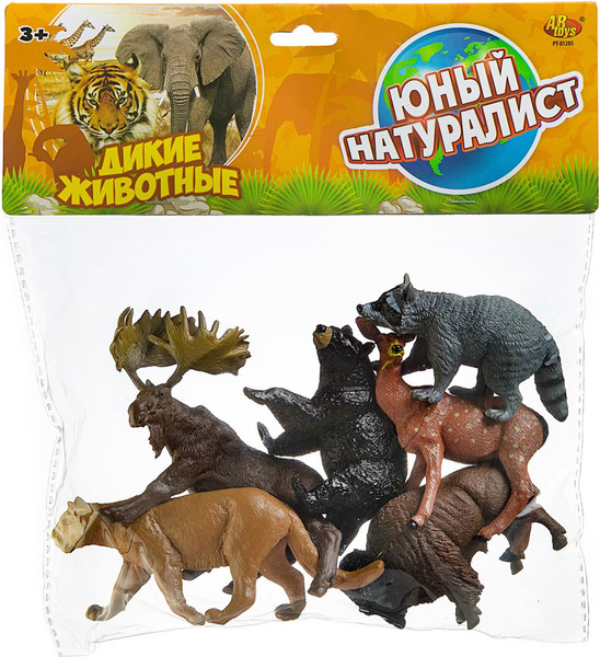Изображение товара Набор фигурок игровых Abtoys Фигурки диких лесных животных / PT-01285 (6шт)