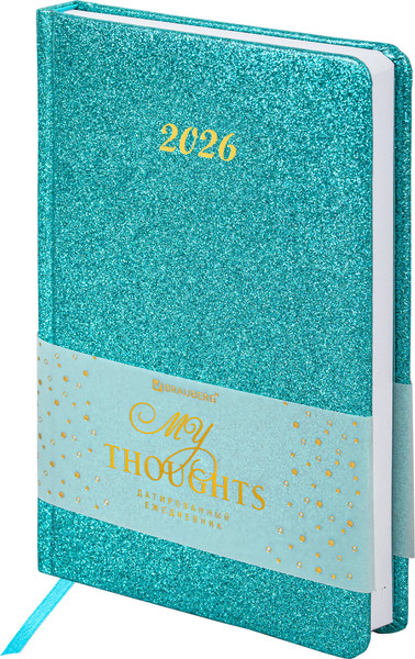 Изображение товара Ежедневник Brauberg 2026 / 117439 (бирюзовый)