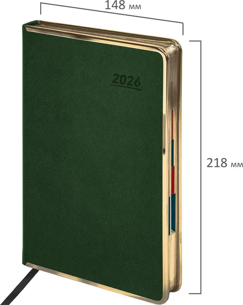 Изображение товара Ежедневник Galant 2026 / 117504 (темно-зеленый)