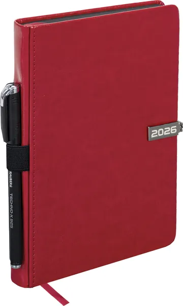 Изображение товара Ежедневник Brauberg 2026 / 117475 (красный)