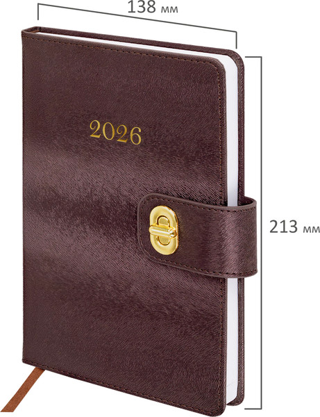 Изображение товара Ежедневник Brauberg 2026 / 117367 (бордовый)