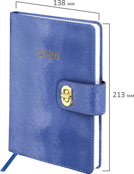 Изображение товара Ежедневник Brauberg 2026 / 117366 (темно-синий)