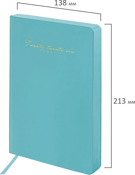 Изображение товара Ежедневник Brauberg 2026 / 117462 (бирюзовый)