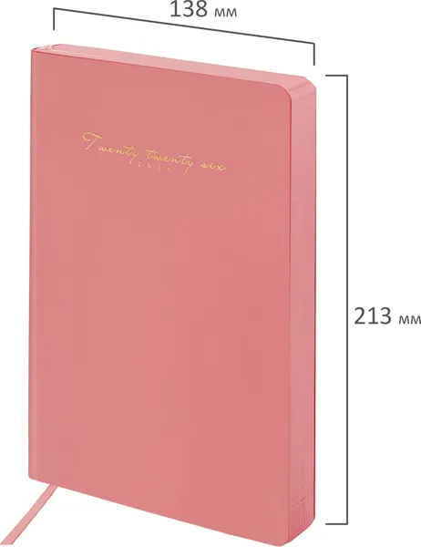 Изображение товара Ежедневник Brauberg 2026 / 117463 (розовый)