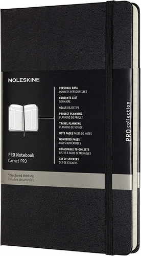 Изображение товара Блокнот Moleskine Professional Large PROPFNTB3HBK (черный)