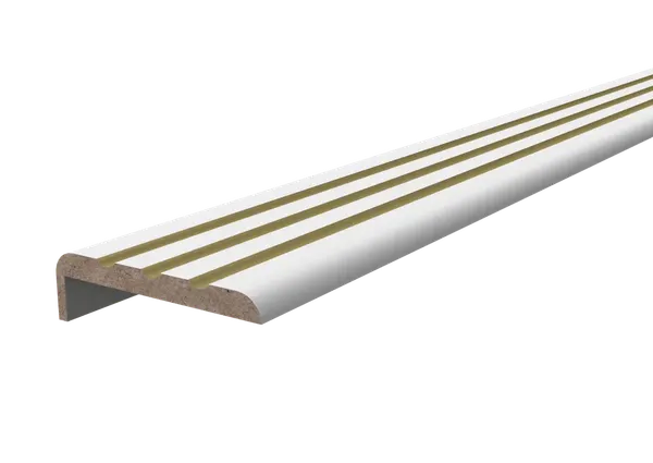 Изображение товара Наличник Winter 3 ручья телескопическая PG (белая эмаль патина золото)