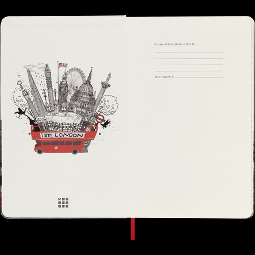 Изображение товара Блокнот Moleskine Limited Edition I Am London Large LEQP060IAMLO (белый)