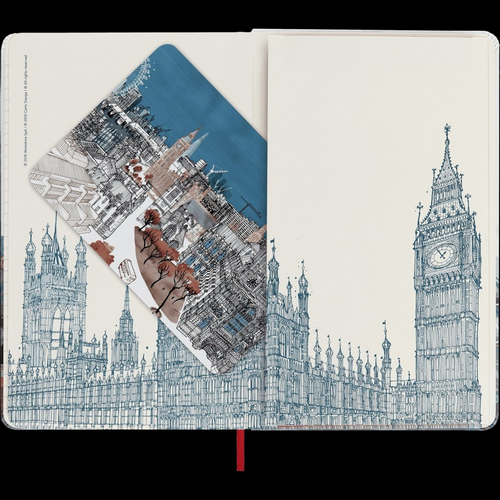 Изображение товара Блокнот Moleskine Limited Edition I Am London Large LEQP060IAMLO (белый)