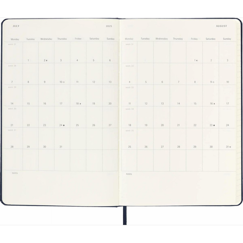 Изображение товара Еженедельник Moleskine Academic Soft WKNT Large DSB2018WN3 (синий)