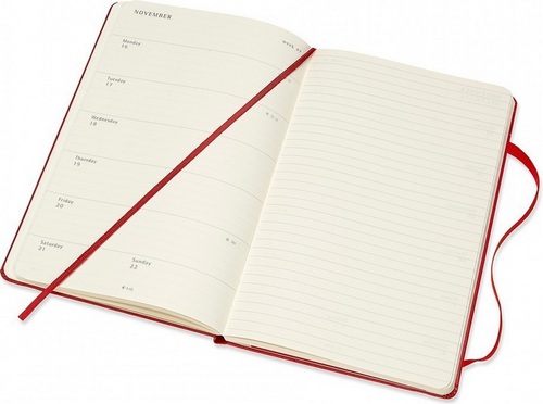 Изображение товара Еженедельник Moleskine Academic WKNT Large DHF218WN3 (красный)